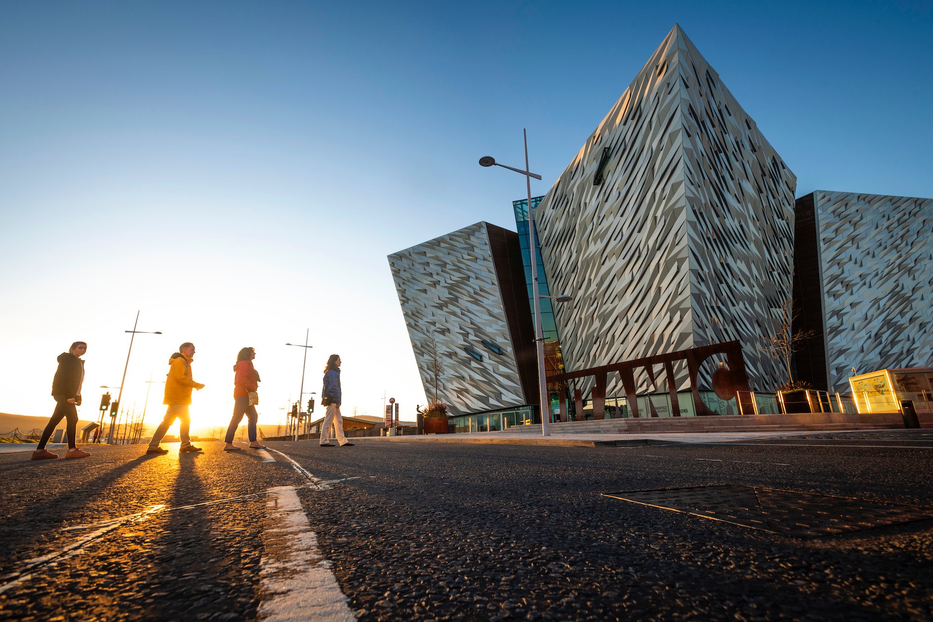 titanic-belfast-sunset-pedestrians-2