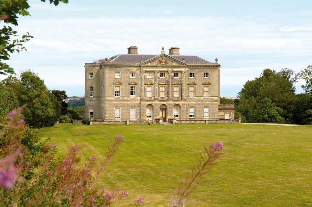 Castle Ward’s grand Georgian mansion set in landscaped lawns in County Down.