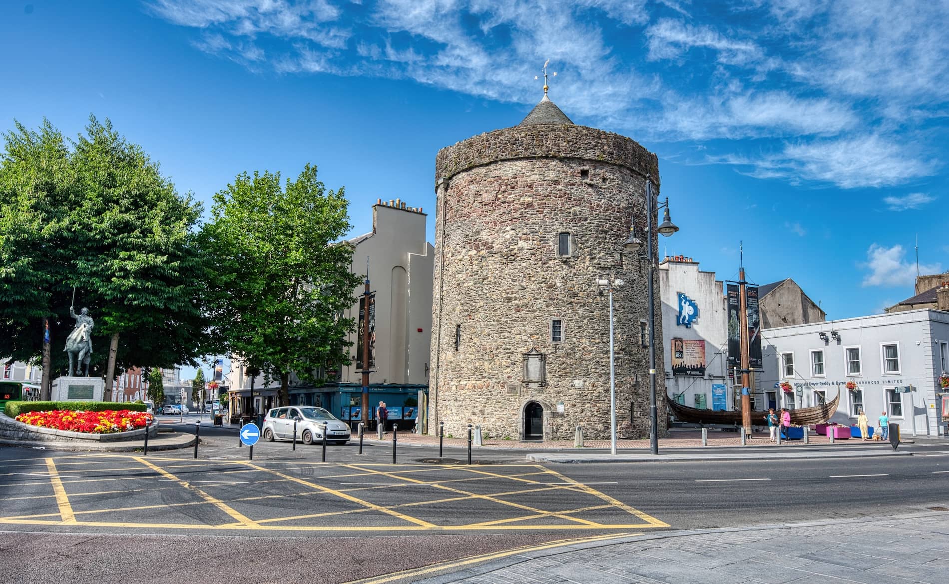 Reginald’s Tower in Waterford City, a medieval stone tower beside the waterfront in the Viking Triangle.