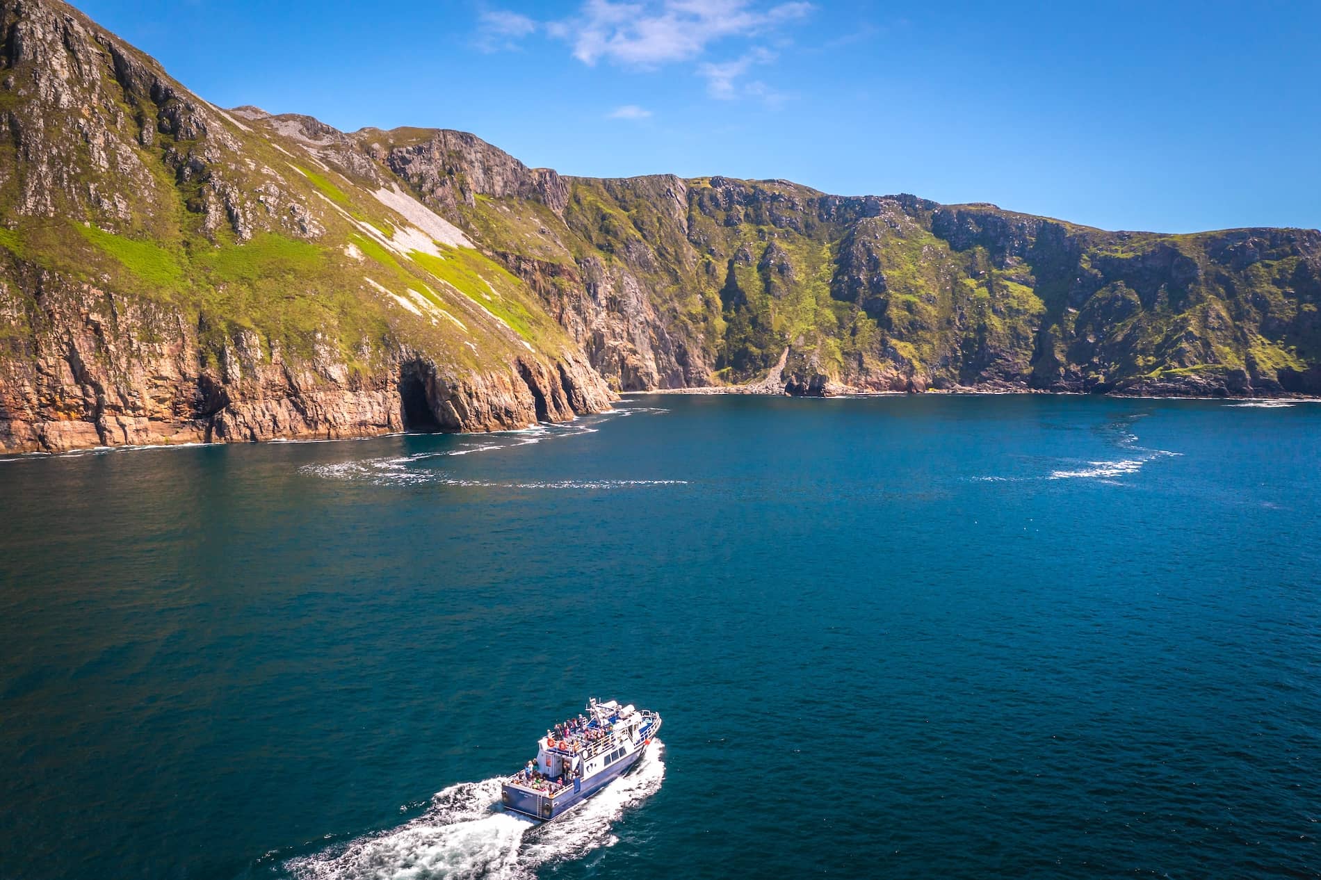 Road to Slieve League on the Wild Atlantic Way in Ireland Stock Photo -  Alamy, image size:1900x1266