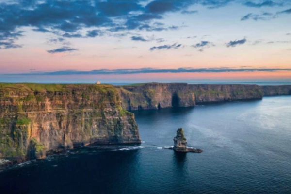 cliffs of moher at sunset
