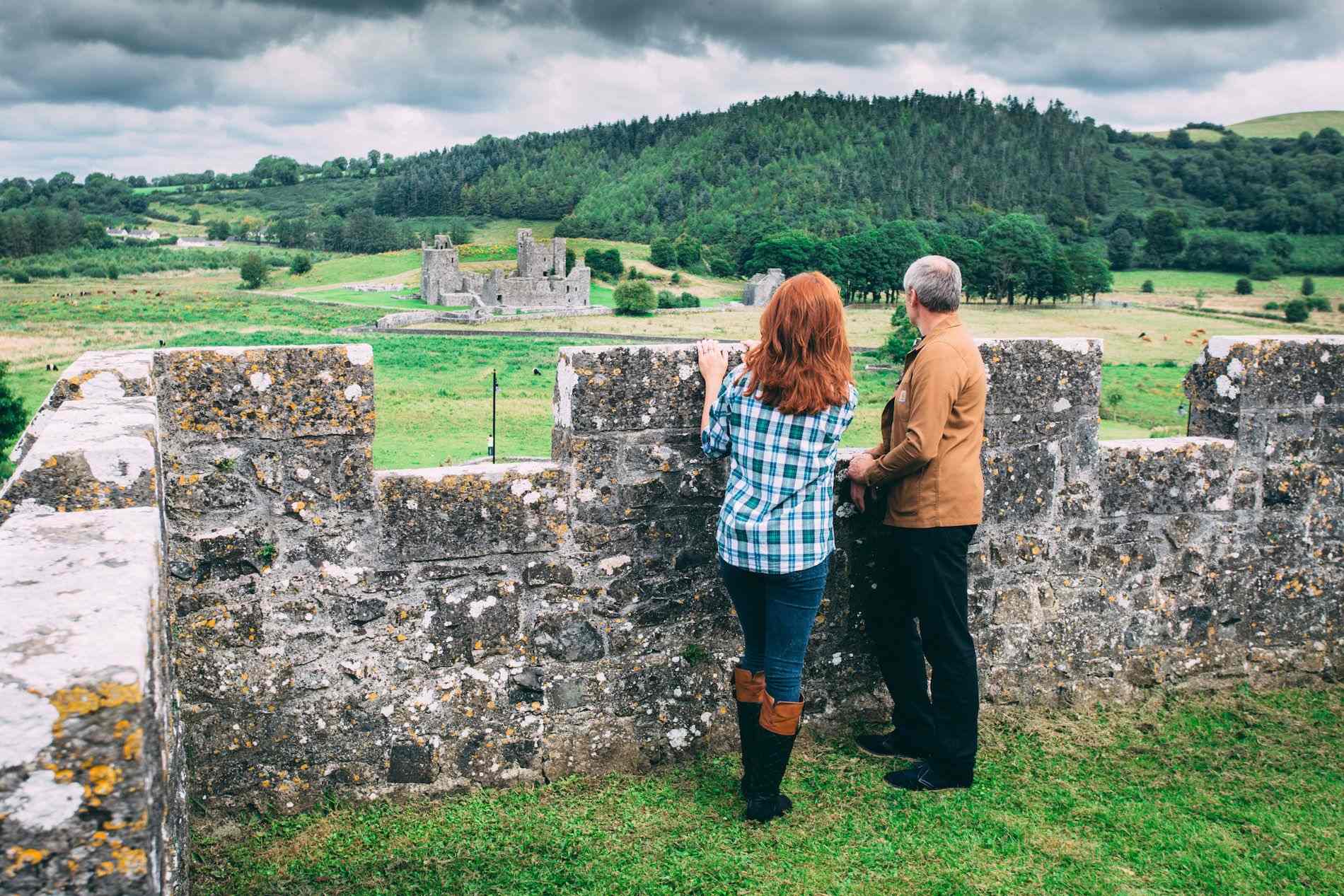 fore-abbey-couple-looking-over-fore-abbey-county-westmeath