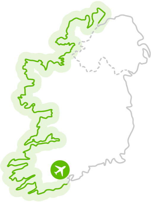 Map of the Wild Atlantic Way