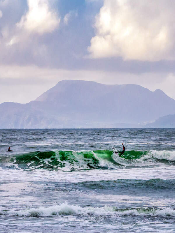 Bundoran Surfer Slieve League View Co Donegalwebsize2500x1200px