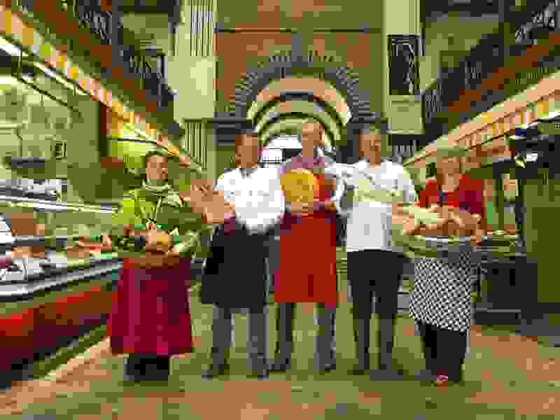 English Market workers in Cork City