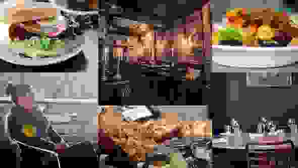 Cork food collage