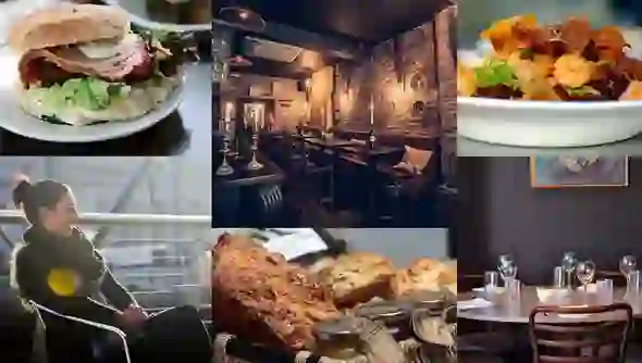 Cork food collage