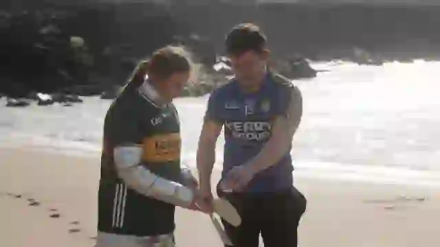 Emmys Fill Your Heart with Ireland Challenge hurling