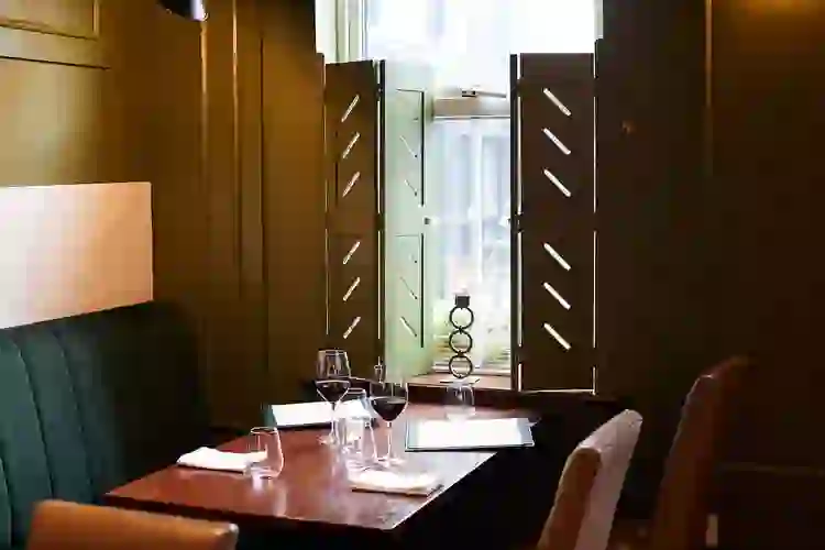 Das gemütliche Esszimmer im Thyme Restaurant in Athlone, Grafschaft Westmeath.