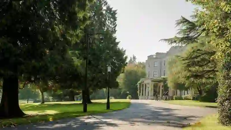 The Magazine Fort in Phoenix Park surrounded by trees and parkland.