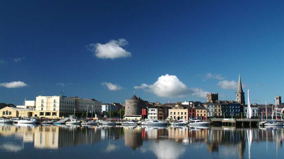 Reginald' Turm, eine mittelalterliche Steinburg im Stadtzentrum von Waterford.